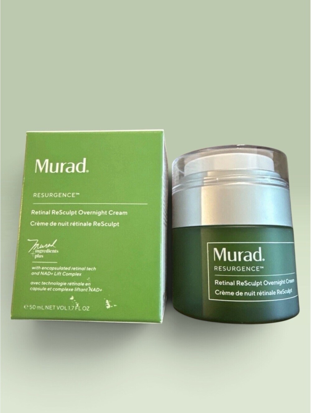 Murad Retinol Resculpt Overnight Cream 1.7oz / 50mL•RESURGENCE•ANTI AGING•NEW